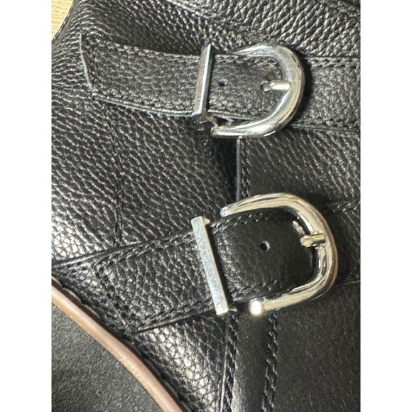 Blondo Dazi Waterproof Tumbled‎ Leather Buckle Moto Boots Womens Size 5.5 Black - Picture 11 of 15